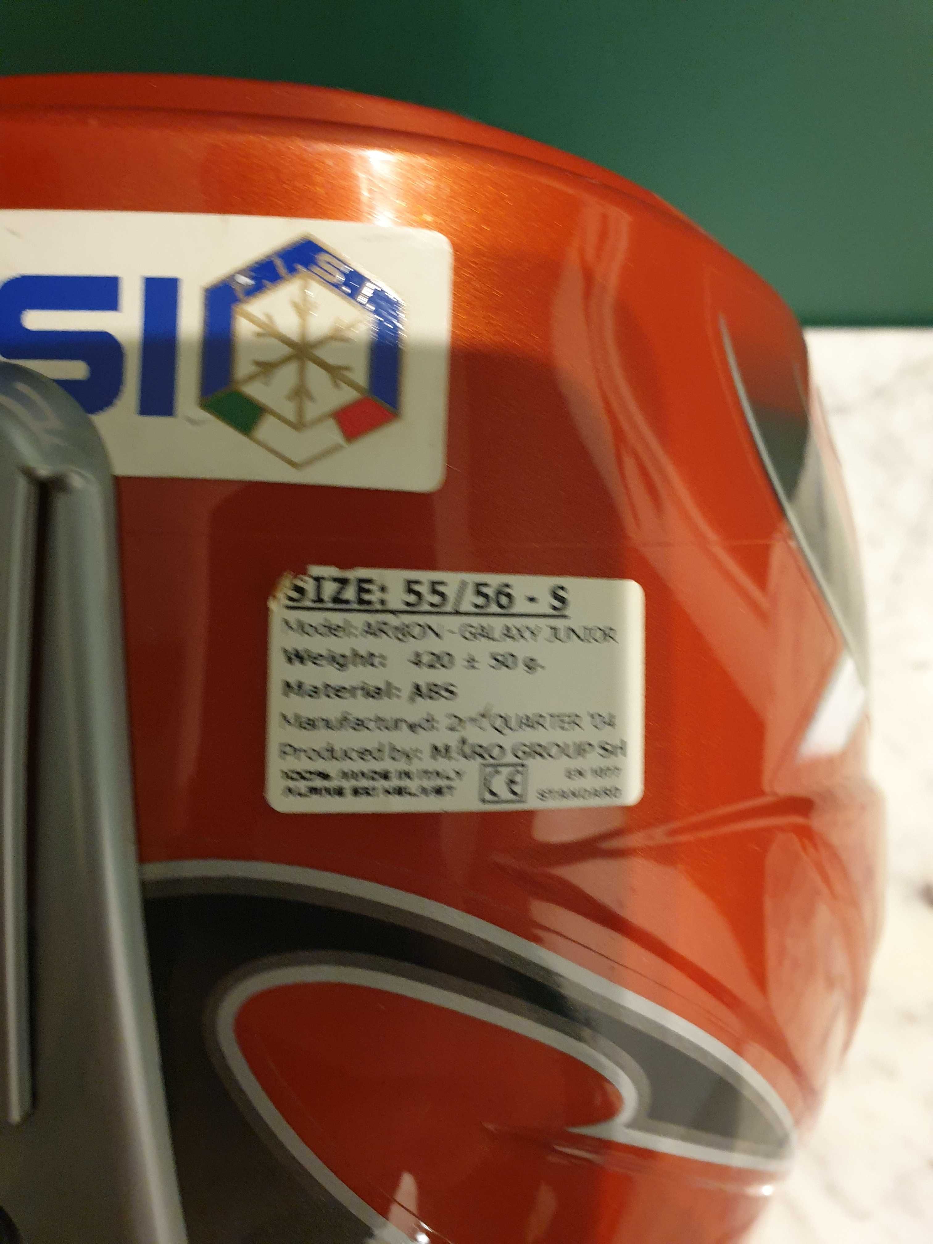 Kask narciarski marki SH+  - rozmiar 55/56S - stan idelany
