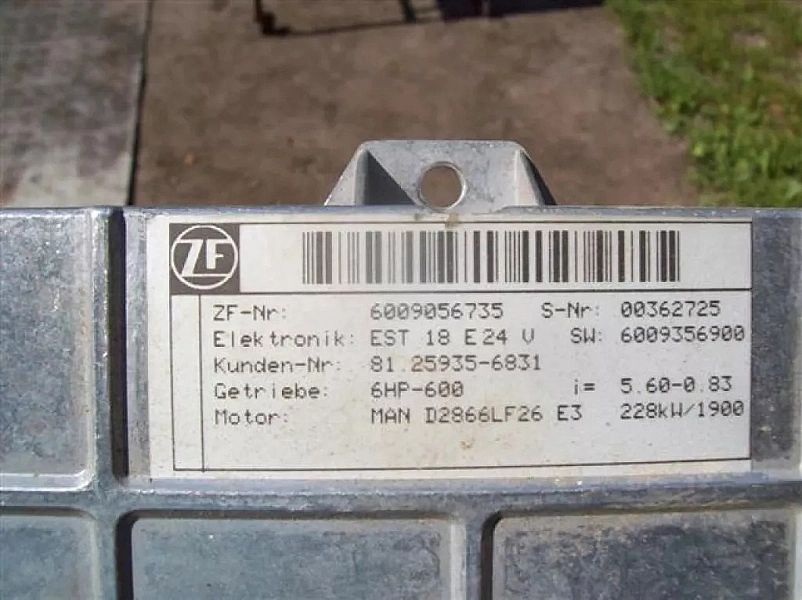 Komputer Skrzyni Automatycznej Zf 6hp-600 Man