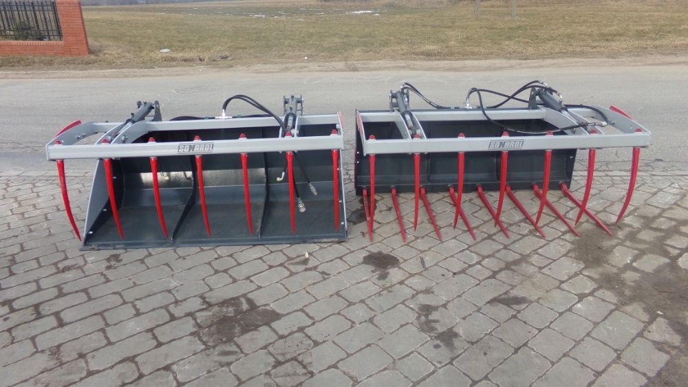 ŁYŻKO-KROKODYL do załadunku obornika lub kiszonki ząb palony  SONAROL