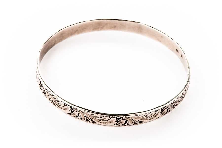 Srebrna Bransoletka - Liście Akantu - 19,06g - WARMET - Kraków