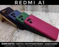 Чехол Silicone Case на Xiaomi Redmi A2/ Redmi A1 Софттач. Микрофибра