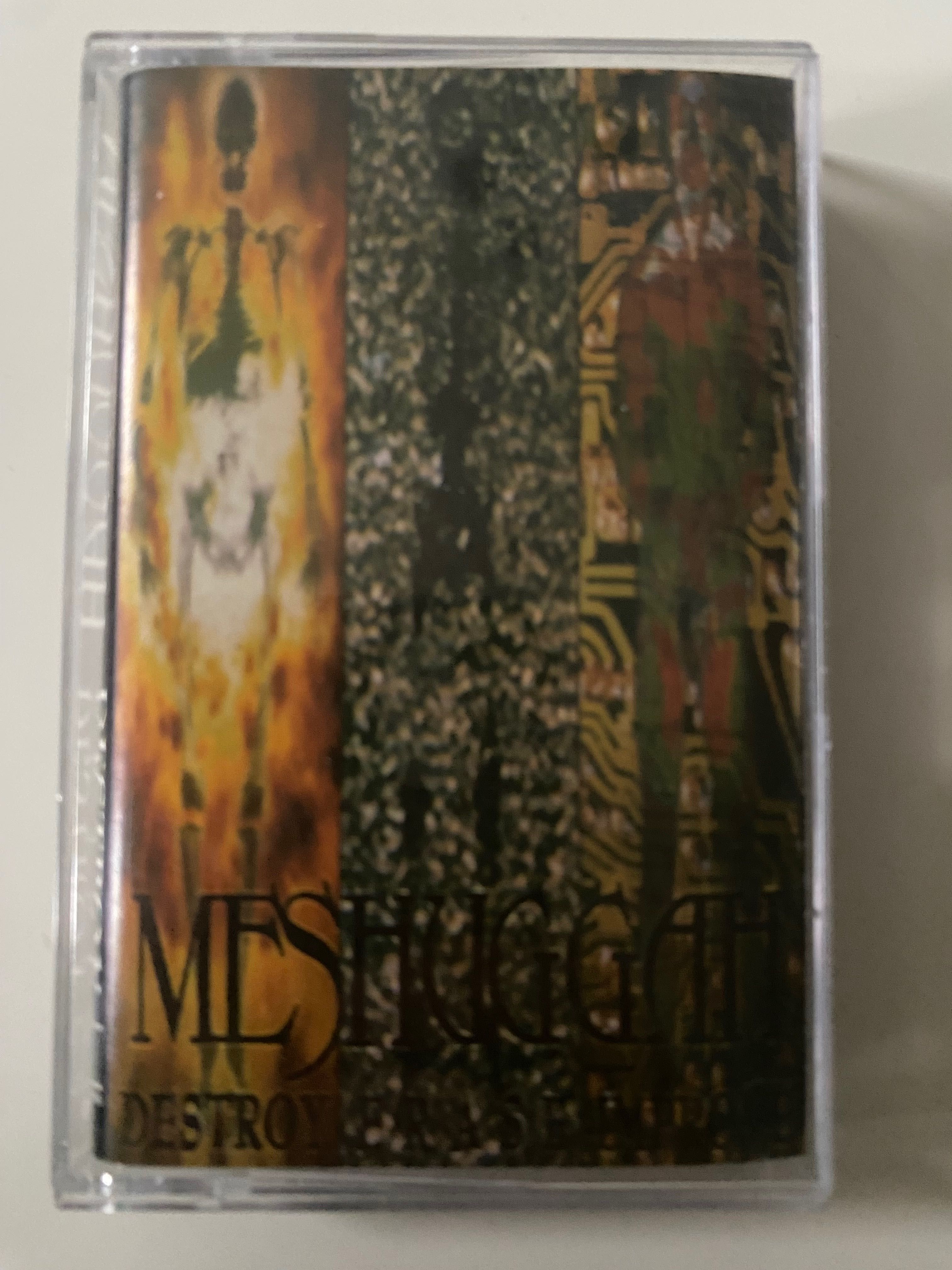 MESHUGGAH Destroy Erase Improve kaseta 1995