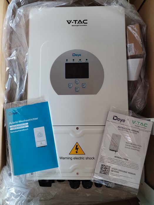 Гібридний інвертор Deye SUN-5K-SG03LP1-EU - 5кВТ в наявності