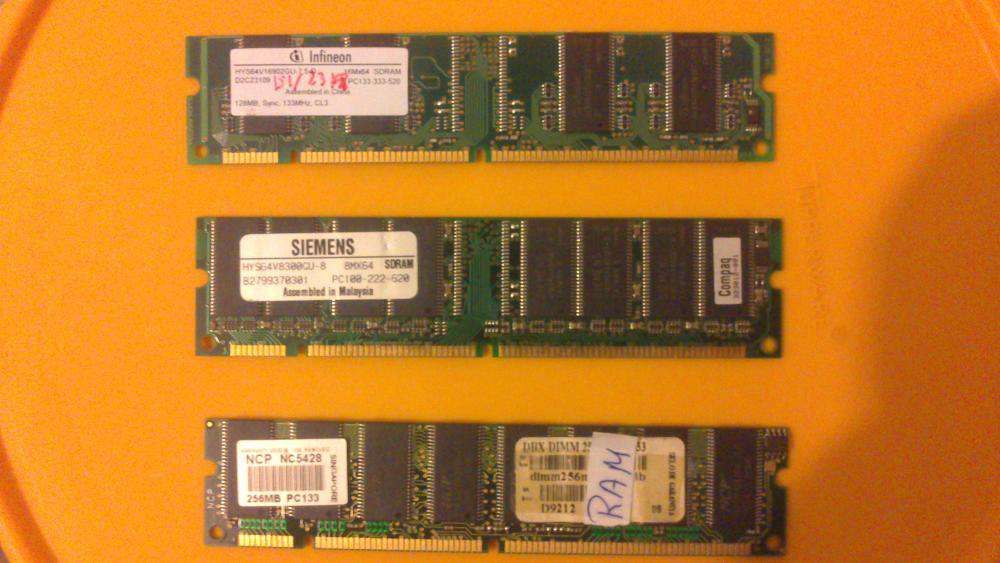 SDRAM 256mb, 128mb