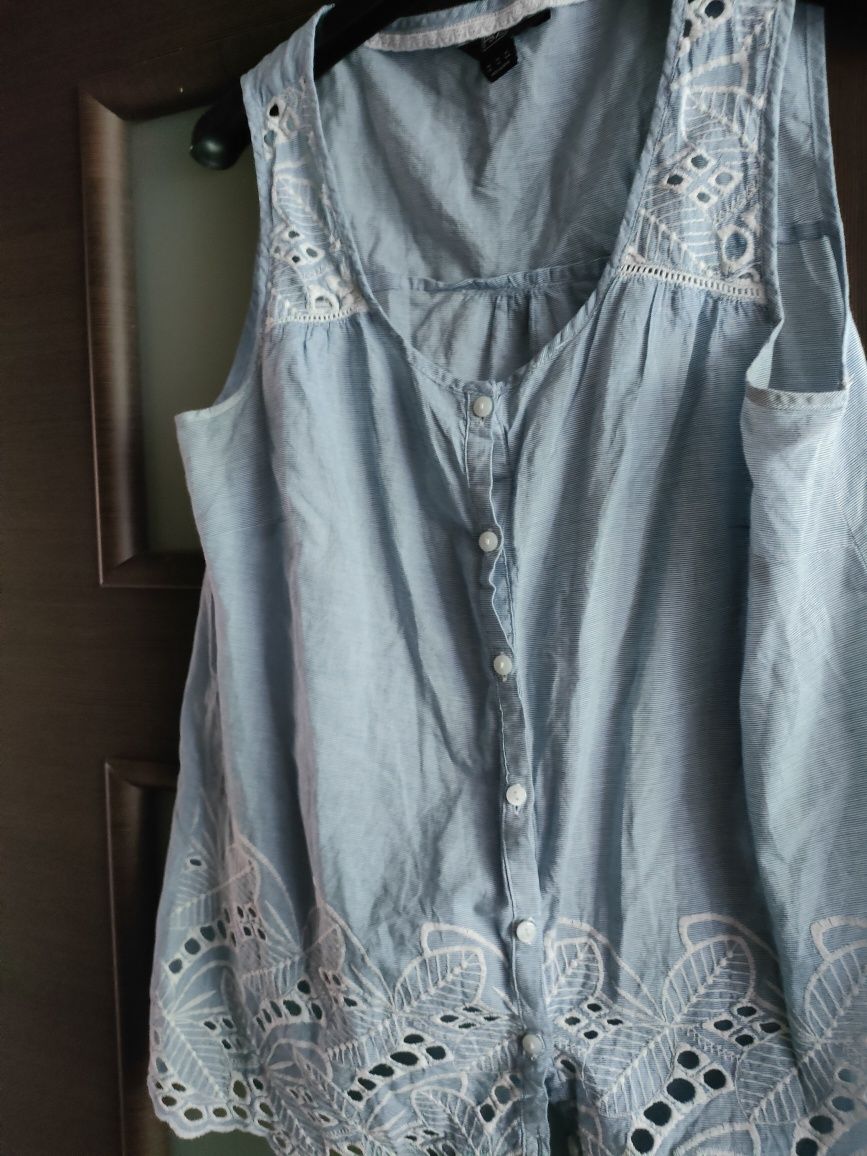 Bluzka błękitna f&f M/L