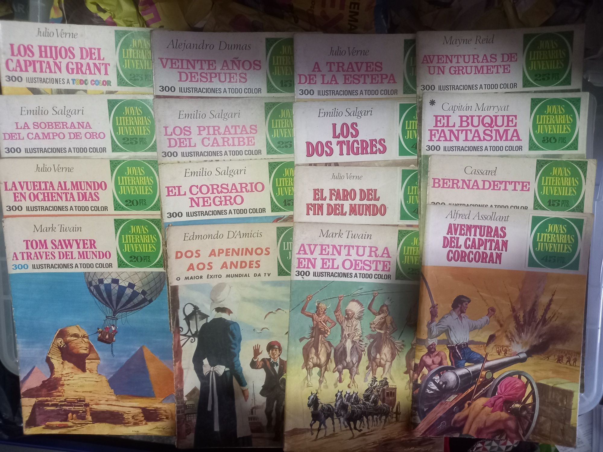 Revistas bd , a cores, contos classiicos ,em espanhol