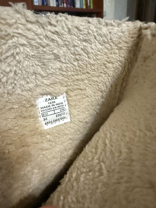 Шкіряні чоботи на дівчинку 34 розмір ZARA