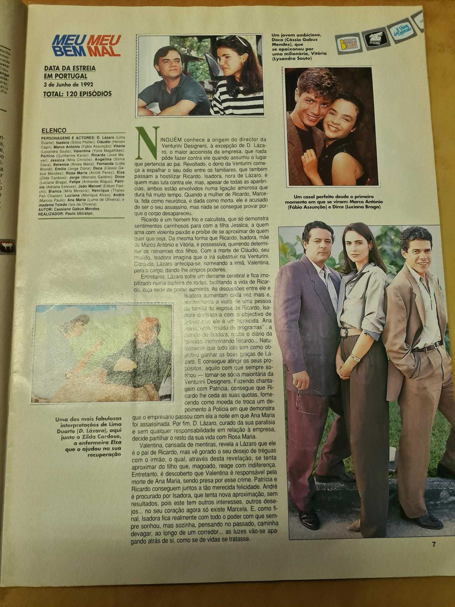 Caderneta IMPALA - Telenovelas (Revista Maria) 1992 a 1994