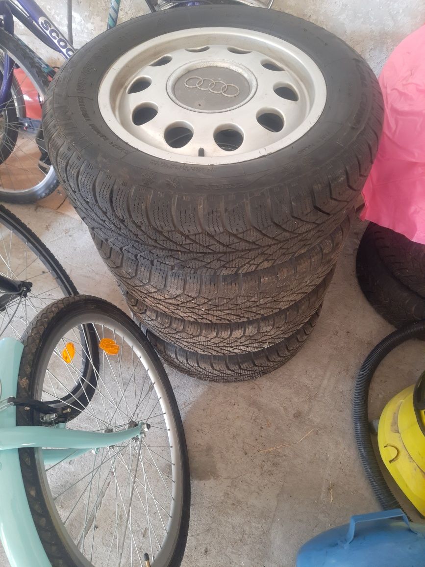 Alufelgi Audi + opony zimowe 5x100