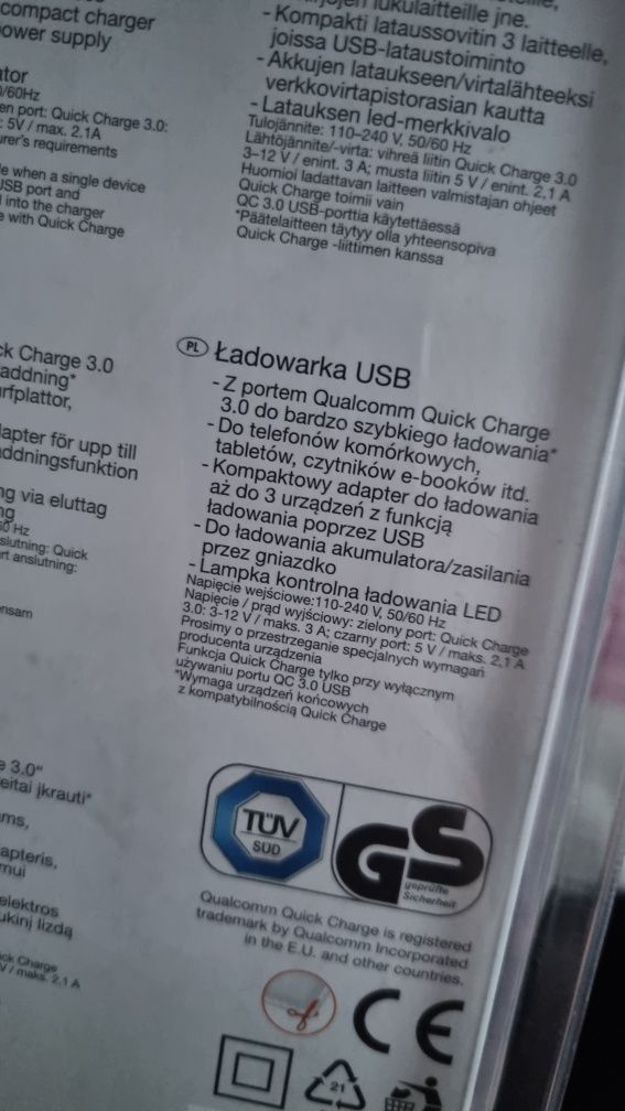 Ładowarka USB 3 porty