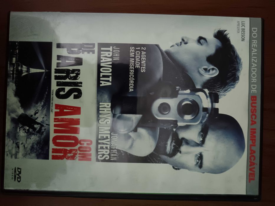 filme dvd original - de paris com amor