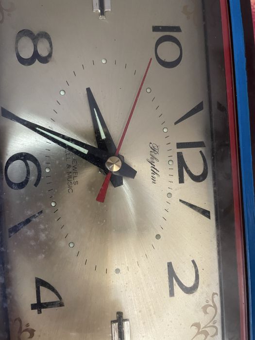 zegar stołowy Rhythm Bell & Music model 5871 prl