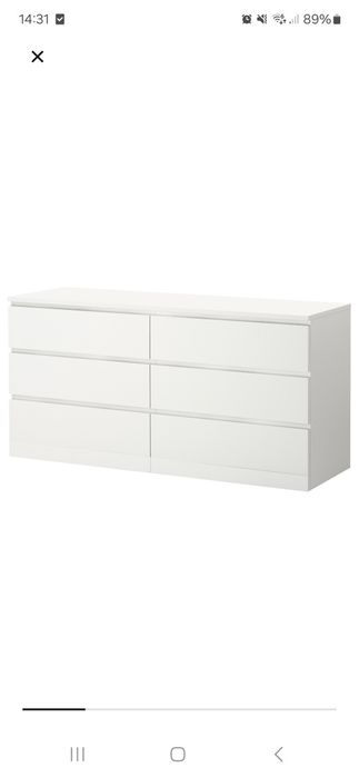 Komoda biała ikea