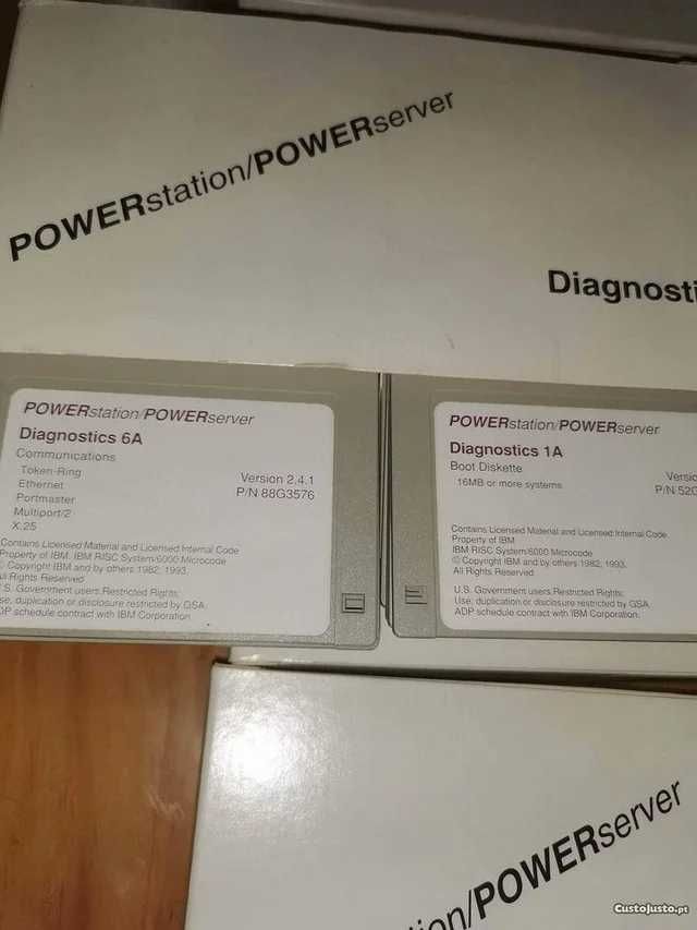disquetes Power Station/Power server-Diagnostics
