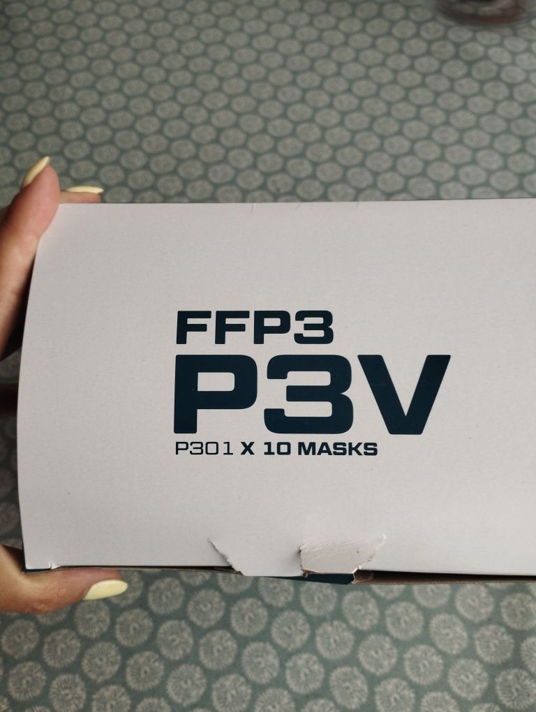 Embalagem de 10 máscaras FFP3