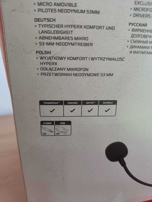 Auscultadores Gaming com Fio HYPERX Cloud II