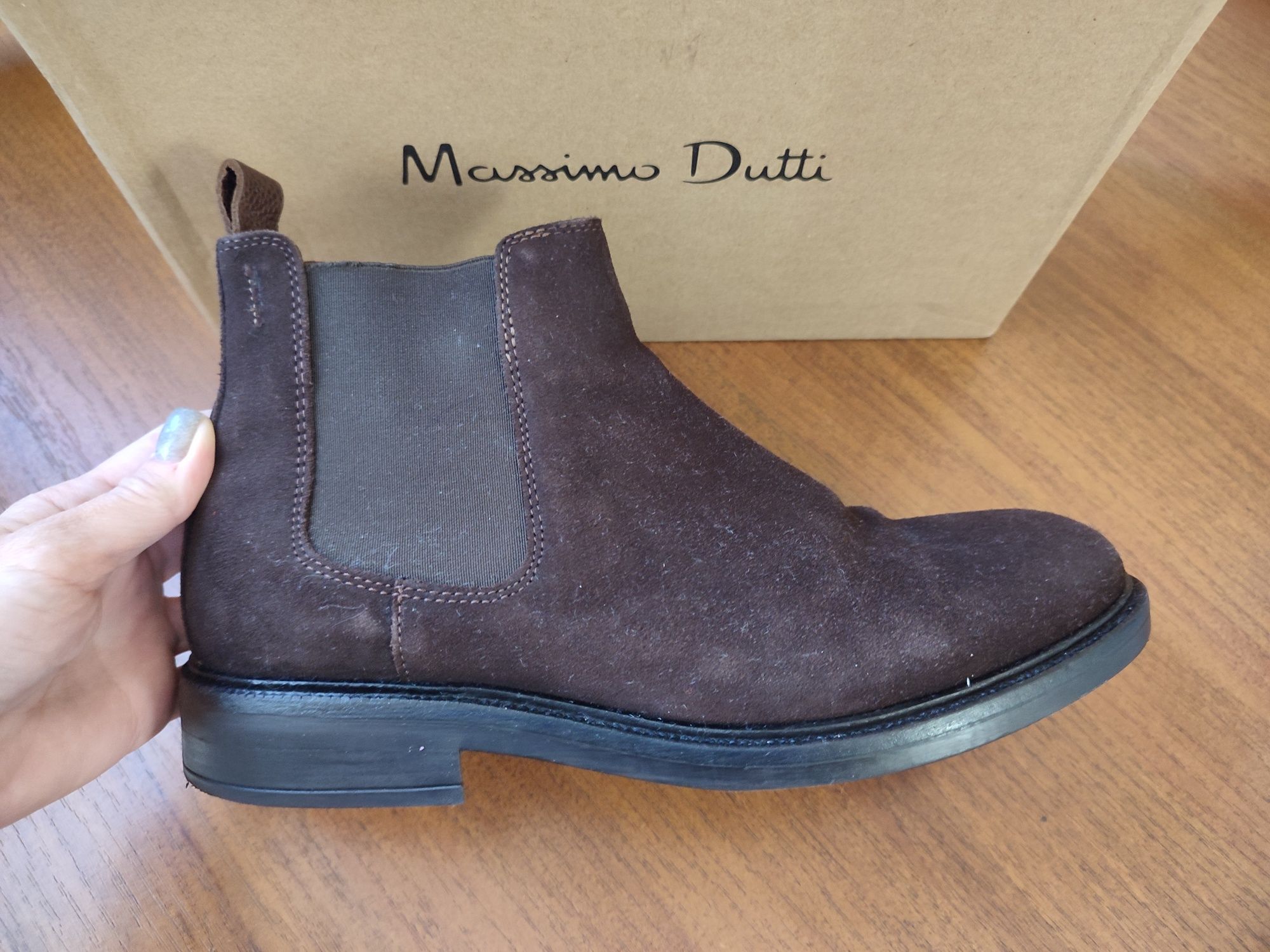 Ботинки/Челси Massimo Dutti замш 43 размер