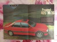 Peugeot 405 Mi 16 - plakat, poster