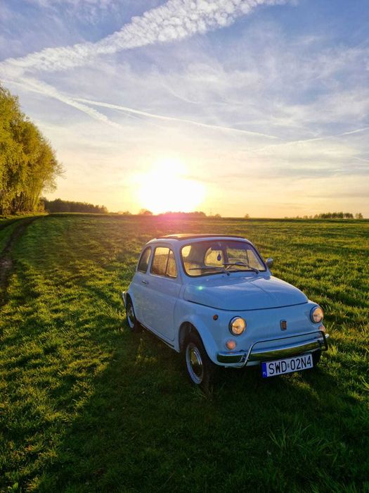 Fiat 500 z 1970 roku! Auto do ślubu, na wesele, jubileusz, sesję