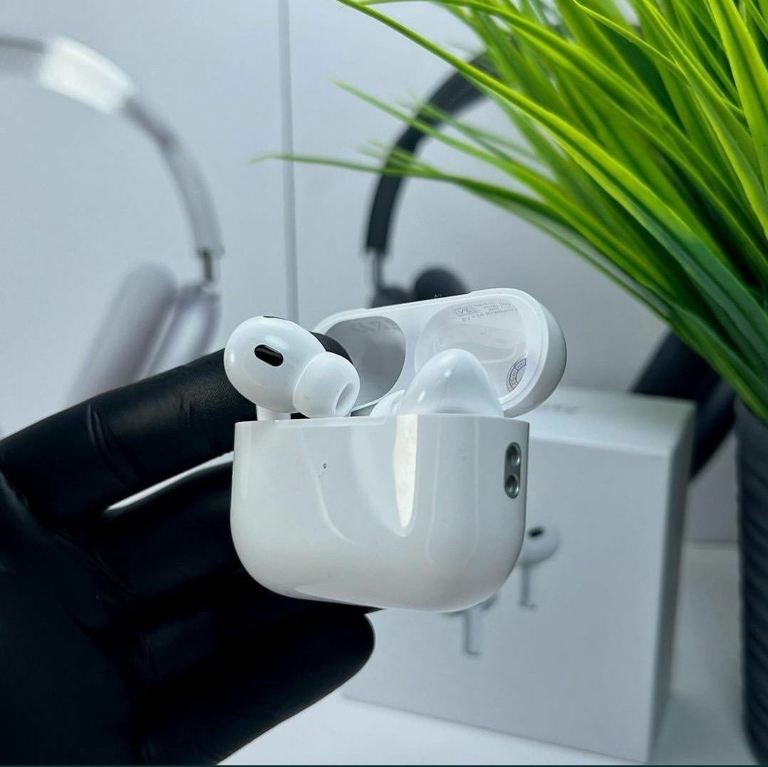 Навушники Apple AirPods Pro2 розʼєм Туре-С Якісний Звук/до 6годин