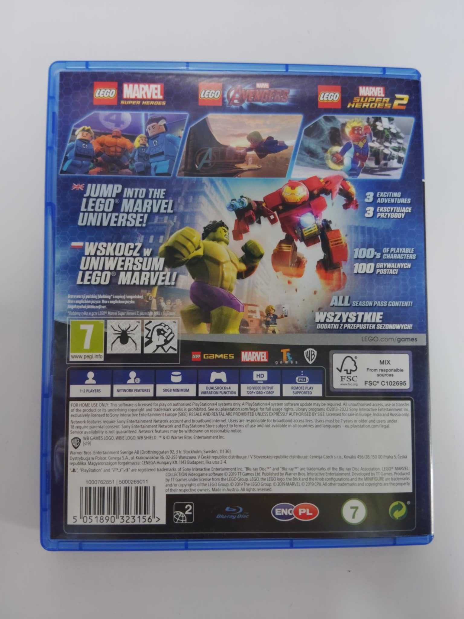 LEGO Marvel Kolekcja PS4 Polska wersja LEGO Collection