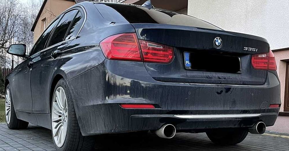 tłumik przelotowy wydech BMW F30 F31 F32 F33 F36