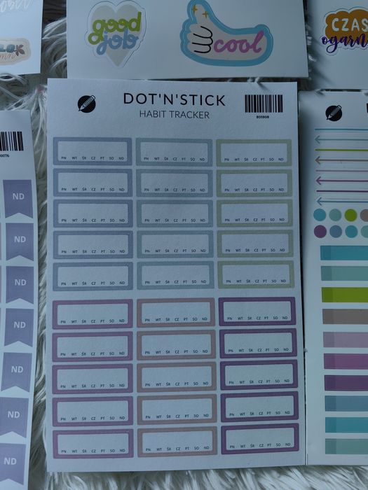 Naklejki do bullet journal