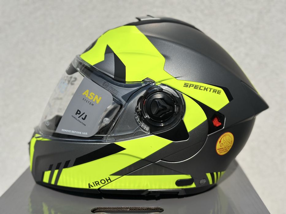 Szczekowy kask motocyklowy AIROH Spectre clever rozmiar XL, PROMOCJA!