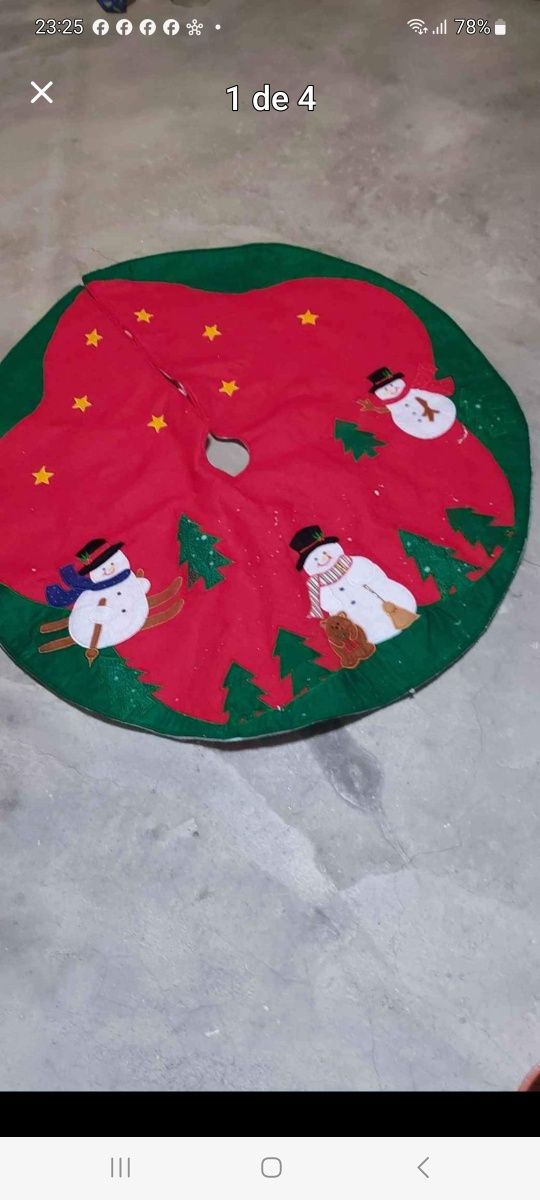 Tapete de arvore de Natal
