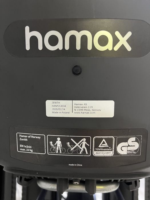 Cadeira porta-criança de bicicleta Hamax