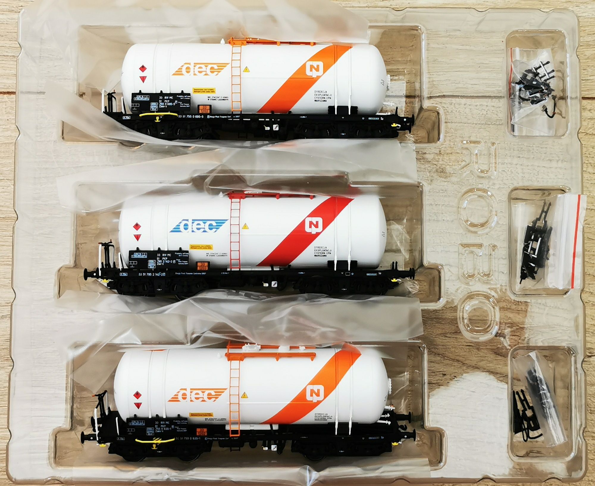 102520 Set Cystern DEC PKP Robo nie Roco nie Piko