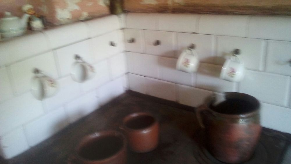Kaflowa kuchnia z fajerkami