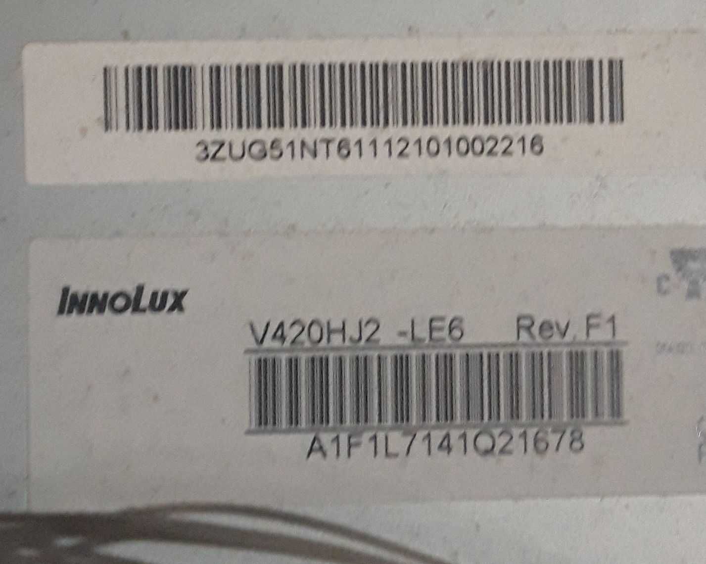 Płytka sterująca LED Innolux C420E06E01A z tv Panasonic TX-42AS600E
