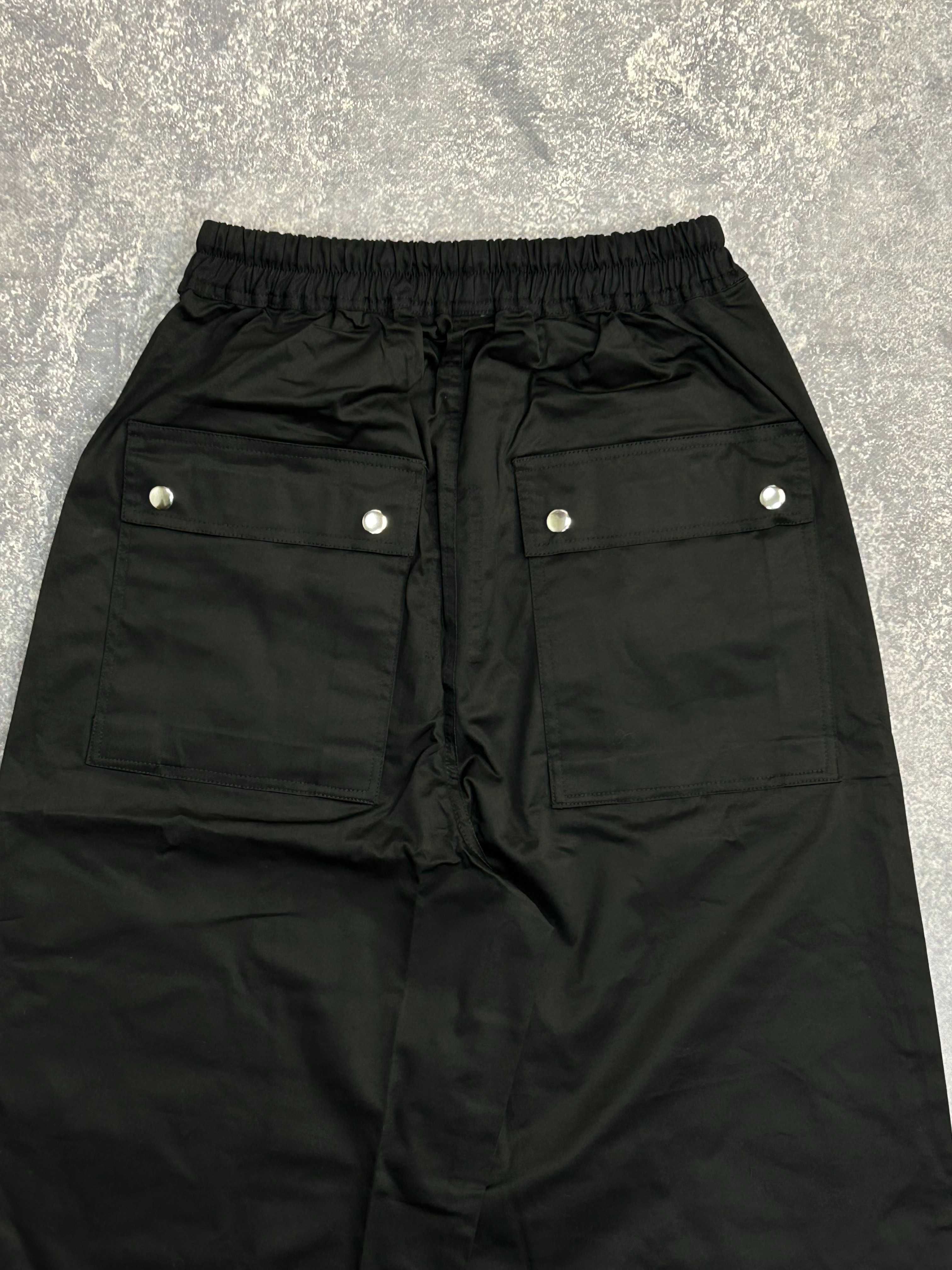 Rick Owens DRKSHDW черные штаны карго джинсы чорні штани porterville M
