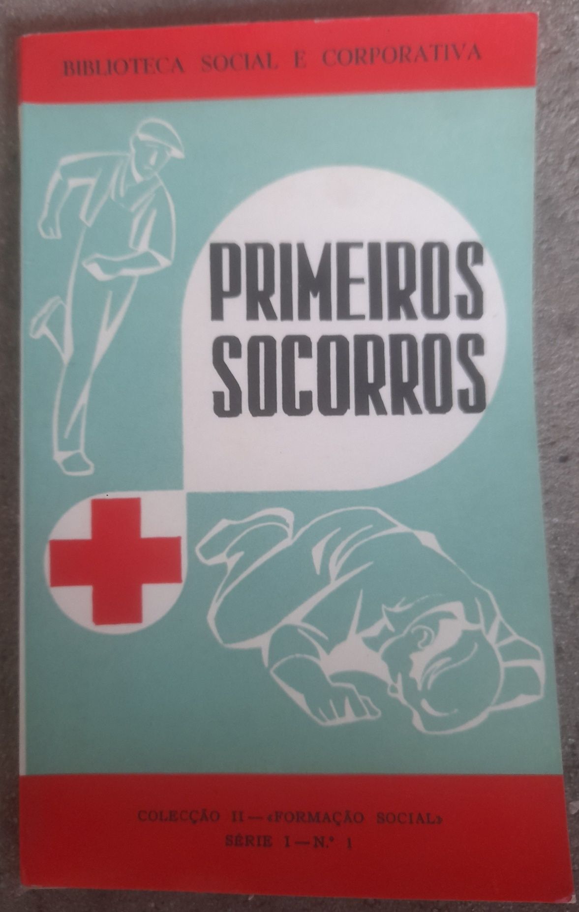 Livro antigo de Primeiros Socorros