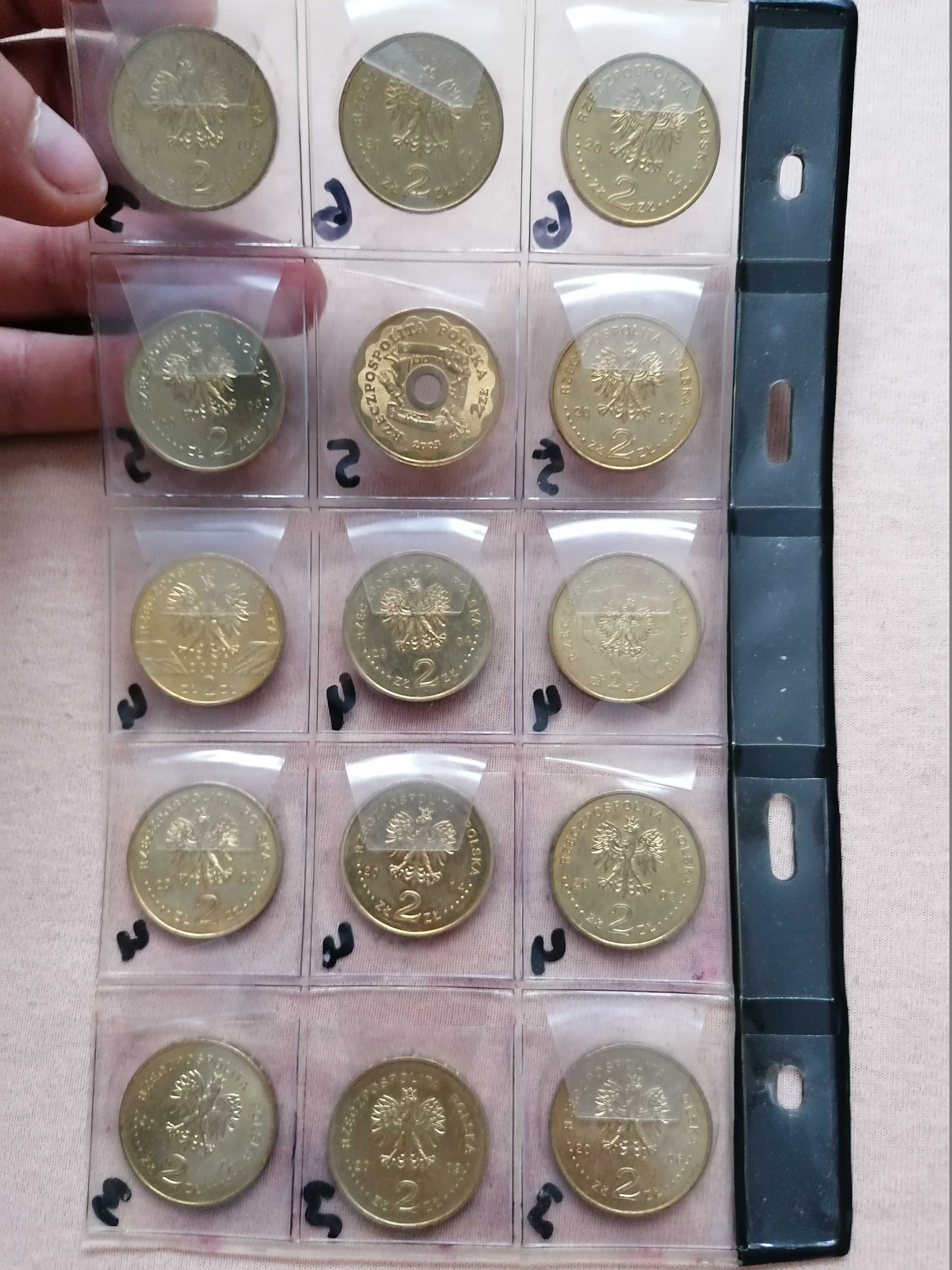 Kolekcja monet dwuzłotowych,złote dwójki