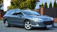 Peugeot 407 2,0Benzyna 140KM*manual*Polift*Półskora*Navi*PDC*Przebieg na Fakturz!