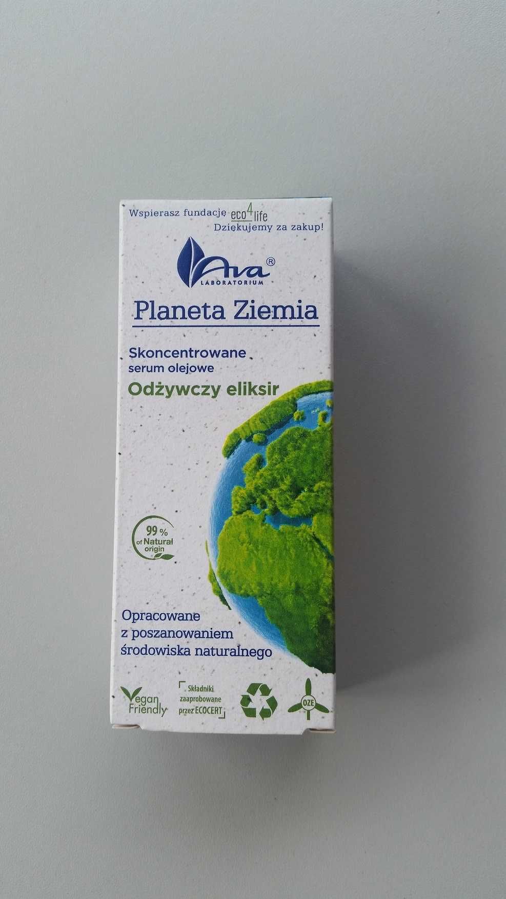 Ava Planet Ziemia serum olejowe odżywczy eliksir vege vegan eco