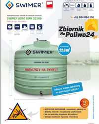 Zbiornik do nawozów RSM 22000 litrów ! SWIMER pompa i wąż gratis !