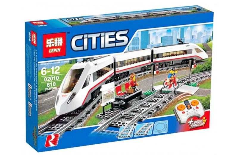 Конструктор Поїзд на радіоуправлінні 628 дет залізниця Cities K8012