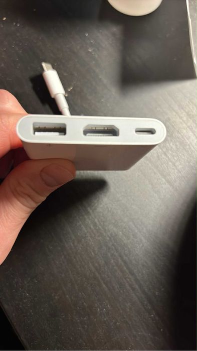 Oryginalna Przejściówka Apple USB-C na HDMI, USB-A i USB-C