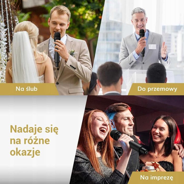 Zestaw mikrofonów bezprzewodowych Tonor TW350 Karaoke