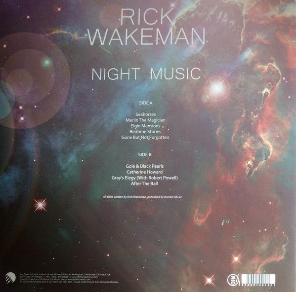 RICK WAKEMAN - NIGHT MUSIC - LP- płyta nowa , zafoliowana