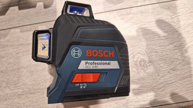 NOWY !!! Laser Krzyżowy Bosch GLL 3-80 + Uchwyt BW1 + Walizka