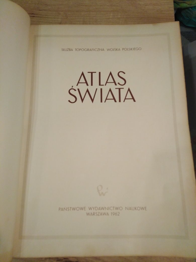 Atlas świata z 1926r.