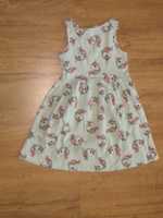 Детское летнее платье H&M для девочки 4-6 лет