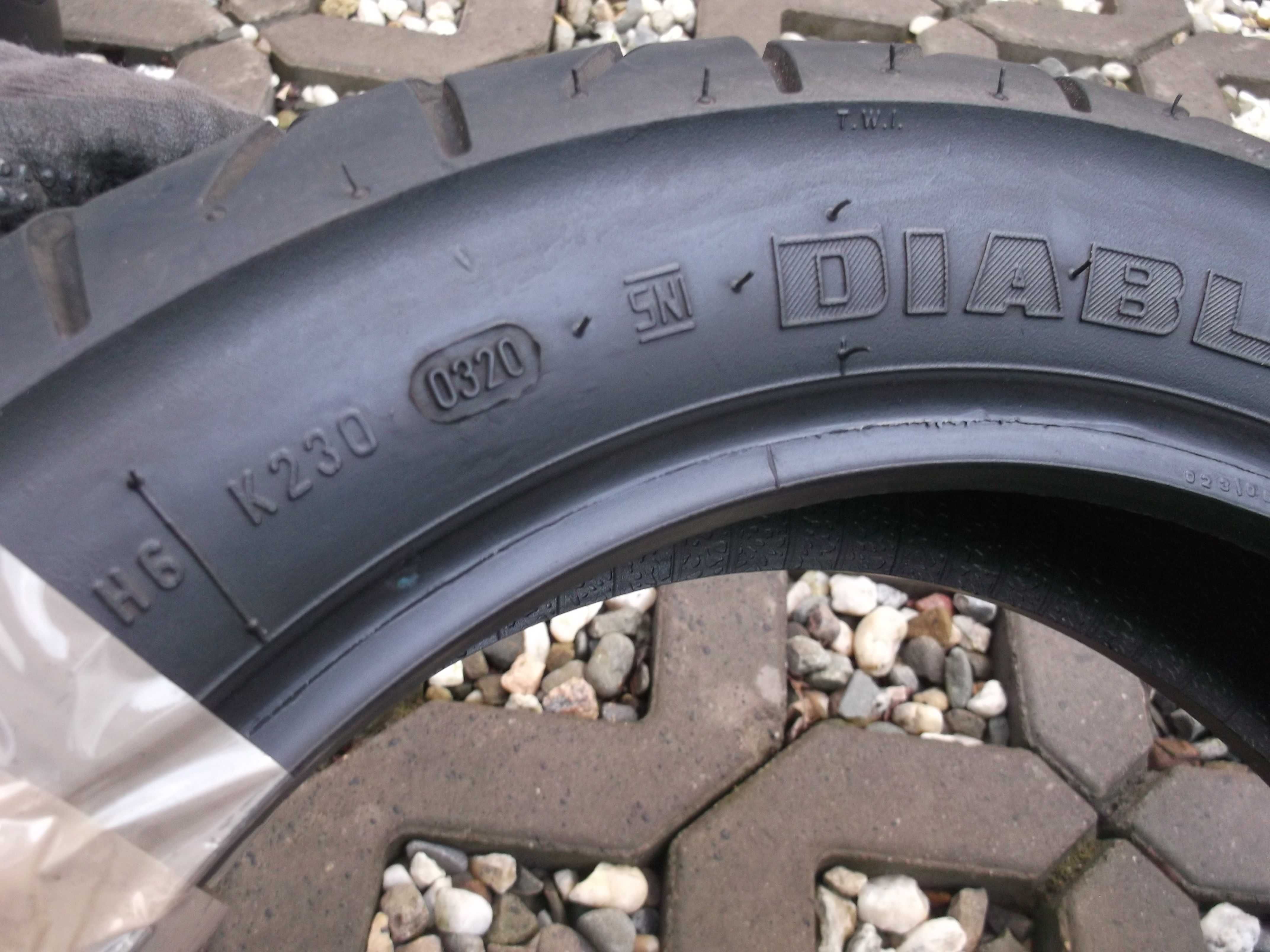 opona 140/70-14 Pirelli Diablo Scooter dot0320 3mm skuter