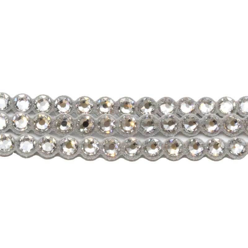 Bransoletka Swarovski Power Collection skora zamsz krysztaly choker