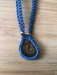 Pulseira de pé com amonite
