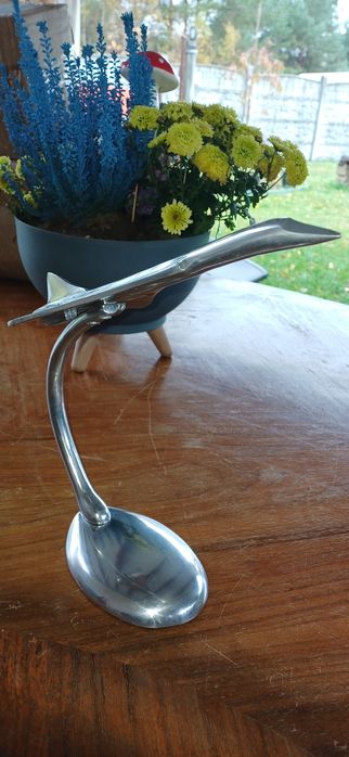 Ekskluzywna statuetka Concorde z lat 80–90 – hand made, aluminium
